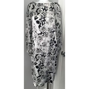 Authentic Thomas Wylde Skull and Rose Silk Dress